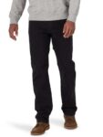 Wrangler Mens Regular Straight Fit Jeans – size 42W/32L – Dark Stonewash – Used Very Good – Discount at Checkout sold by Amazon Resale FBA