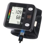 Wrist Blood Pressure Monitor, Automatic, LCD Screen, Case, Cuff, Battery-Powered
