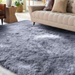 XSIVOD Plush Fluffy Non-slip Shaggy Rug, 120x160cm, Grey – Sold by XSIVOD EU / FBA