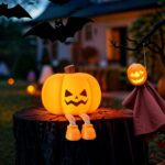 YISSVIC Kids Pumpkin Silicone Night Light – Rechargeable Halloween Decoration Gift