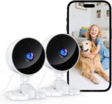 YOTON WS01 Indoor Camera for House Security, Pet Cam, Baby Monitor, 2 Pack