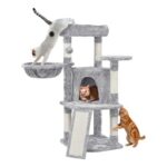 Yaheetech 107 Cm Cat Tree with 5 Sisal Scratching Posts,
