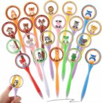 Yoosso 20 Pack Spinner Ballpoint Pens, Cartoon Party Bag Fillers