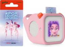 Yoto Player (3rd Gen.) KPop Demon Hunters Bundle – Kids Screen-Free Bluetooth Audio Speaker with KPop Demon Hunters Card and Think Pink Adventure Jacket Sing-Along Music and Songs for Kids (Ages 5)