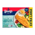 Youngs 2 Breaded Extra Large Fish Fillets 300g
