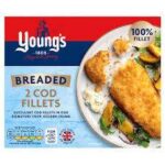 Youngs Breaded Cod Fillets 200g – York