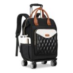 Ytonet Wheeled Backpack for Women 15.6-Inch Laptop