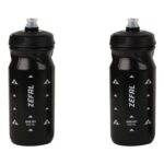 ZEFAL Sense Soft 650ml Water Bottle Duo, Black