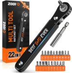 ZOOI 22-in-1 Ratchet Screwdriver,Dad Gifts for Birthday Gifts,Gifts for Men
