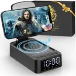 ZOOI, Bluetooth Speaker with Clock & Phone Stand Dad Gifts with voucher and checkout discount Sold by Fairysoldier / FBA