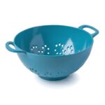 Zeal G209A Melamine Colander, Aqua/Green/Yellow 15cm