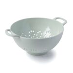 Zeal Small Melamine Colander 15cm Fruit and Berry Strainer with Easy Grip Handles, Lightweight Kitchen Food Drainer, Sage Green