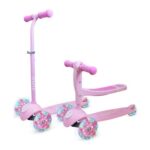 Zinc My First 3-in-1 Kids Light up 3 Wheel Scooter – Pink
