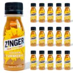 Zinger Golden Turmeric Juice Shots, Organic with No Added Sugar – 15 x 70ml