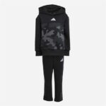 adidas Kids Seasonal Essentials Camo Tracksuit Black/White