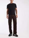 adidas Originals Firebird track pants in brown monogram (sizes between XS – XL)