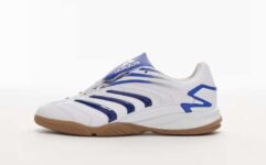 adidas Originals Predator Sala trainers in white and blue sizes 4 – 6/ Silver 4 – 5.5 / Black 5 – 6