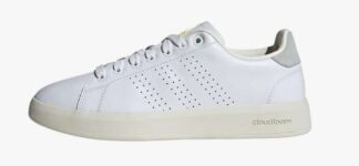 adidas Womens Advantage Premium Leather Shoes – Size 8 UK