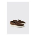 boohooMAN Leather Loafer