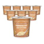 by Amazon Instant Oats Golden Syrup Porridge Pot, 8x55g