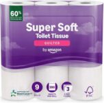 by Amazon Super Soft Toilet Tissue, 3-ply, 9 Rolls, 200 Sheets per Roll – £3.43 / £3.24 S&S (Prime Deal)