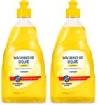 byAmazon Washing Up Liquid, Lemon 500ml (Pack of 2)