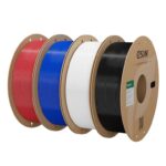 eSUN PLA Filament 4KG, Fire Engine RedBlueCold WhiteBlack 3D printer Filament – Sold by eSUN Official Store FBA