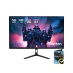 electriQ 24 Fast IPS 240Hz Gaming Monitor Full HD, 3ms, HDMI 2.1, VESA, 2 Year Warranty Free RGB lighting & Norton 360 Gaming – w/Code