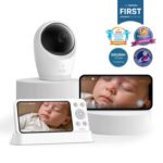 eufy E21 5 Rechargeable Smart Video Baby Monitor with 4K Pan-Tilt Camera ( 5000mAh / Infrared Nightvision / 5 monitor ) w/code