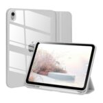 iPad 11/10th Gen Case, Shockproof Clear Cover with Pencil Holder
