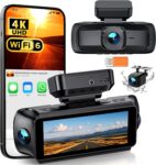 iZEEKER iD340 4-Channel Dash Cam, 4K Front, 3x1080P, WiFi 6