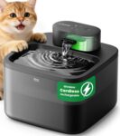 oneisall Wireless Cat Water Fountain for Drinking 2.2L,20dB Ultra-Quiet