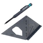 wolfcraft Measuring and Marking Set – 3D Angle & Deep Hole Marker