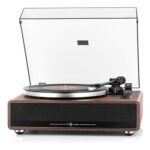1 by ONE Bluetooth Belt-Drive Turntable High Fidelity Sound, Built-in Speak