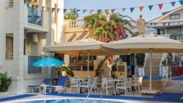10 Nts 2 Adults S-C Studio w/Kitchenette 4.7 TripAdvisor 19-29 Oct Marmaris, Türkiye £11.26pp per night incl. TUI Newcastle Flights