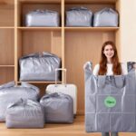 10 Pack 120L Large Plastic Moving Bags, Heavy Duty Dustproof Storage Bags Sold by EZZLife / FBA