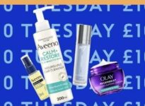 £10 Tuesday – Eucerin, Vichy, Aveeno, Nivea men, No7, NipFab, LOreal, Olay, RoC, Bulldog, Gillette, & more – £1.50 C&C