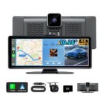 10.26-Inch Wireless Portable CarPlay Screen for Apple & Android Auto