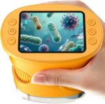 1000X Handheld Digital Microscope for Kids: Portable Miniscope with 2.0 IPS Screen – STEM Outdoor Toys for Age 4-12 – Birthday Gifts for Girls Boys – Science Gadget Edu Kits