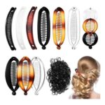 12 Pcs Retro Banana Hair Clips for Women