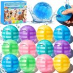 12 Pcs Reusable Water Balloons for Kids