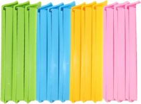 12 Pieces Sealing Clips, Clip Closure Bag, Plastic Tongs, Reusable Kitchen Clip, Clip Closure Bag