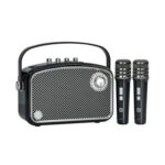 120W PA System with 2 UHF Mics, Bluetooth, Bass/Treble/Echo