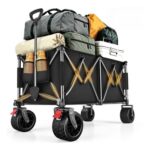 164L Festival Trolley Heavy-Duty Folding Wagon Cart
