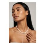 18k Gold Baroque Pearl Choker/Necklace