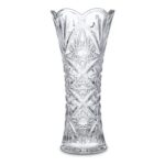19.3cm Small Clear Glass Flower Vase