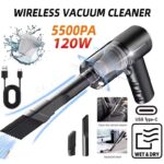 1PC Wireless Vacuum Cleaner 120W High Power Black Dual Use for Home And Car Powerful Portable Handheld Vacuum – Sold by Shop1105419625 Store