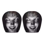 2-Pack Car Headrest Covers, Double-Sided Ghost Boy Print, Halloween Decor