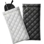 2 Pack Eyeglasses Case, PU Leather Soft Unisex Pouch (w/ 30% Prime Haul Savings Applied at Checkout) £15 for Free Delivery