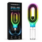 2-in-1 Water-Mist Hair Brush Detangles & Hydrates